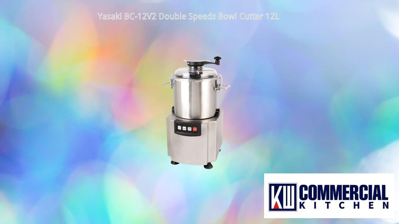 Yasaki BC-12V2 Double Speeds Bowl Cutter 12L