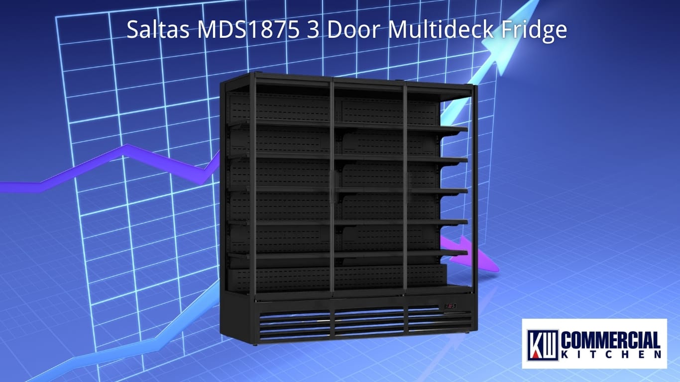 Saltas MDS1875 3 Door Multideck Fridge – 1939L, -1° to 5°C