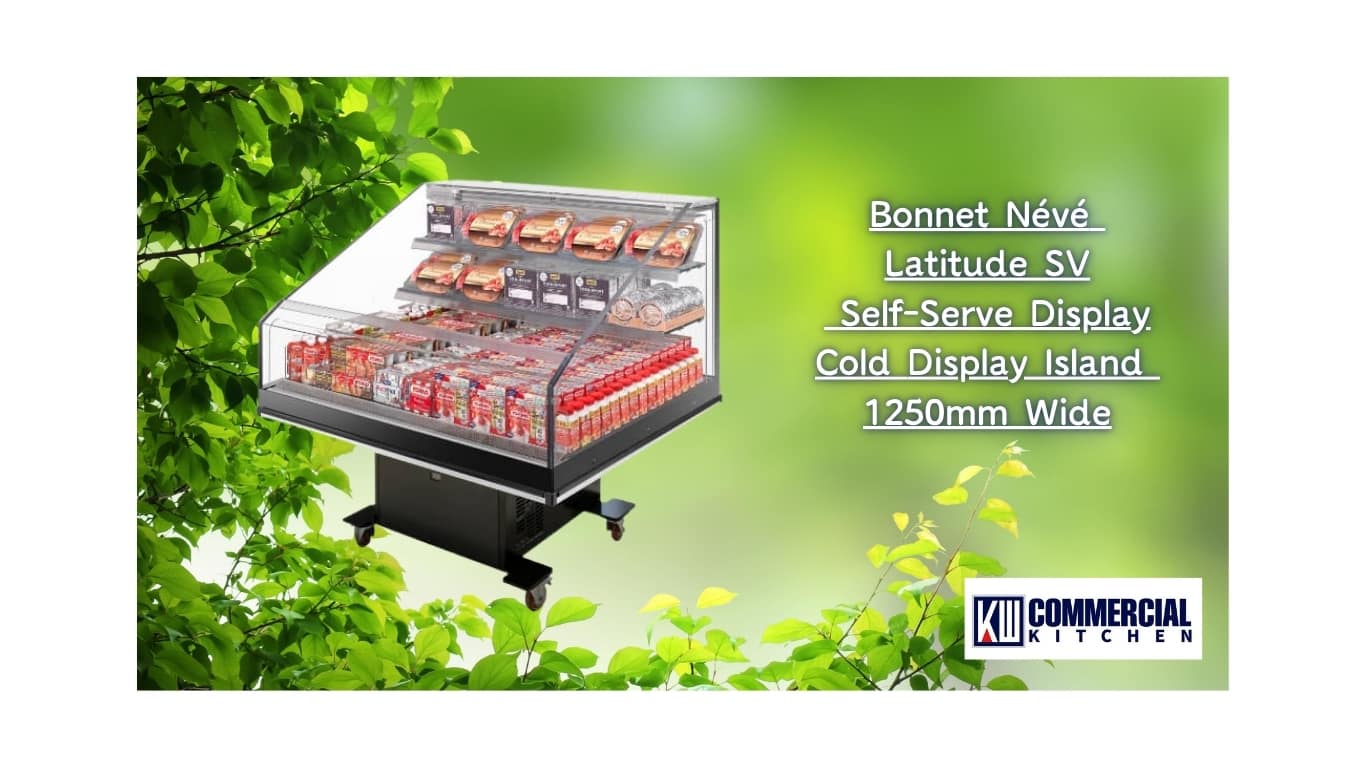 Bonnet Névé Latitude SV – Self-Serve Chilled Display Island | 1250mm Modular/Volum
