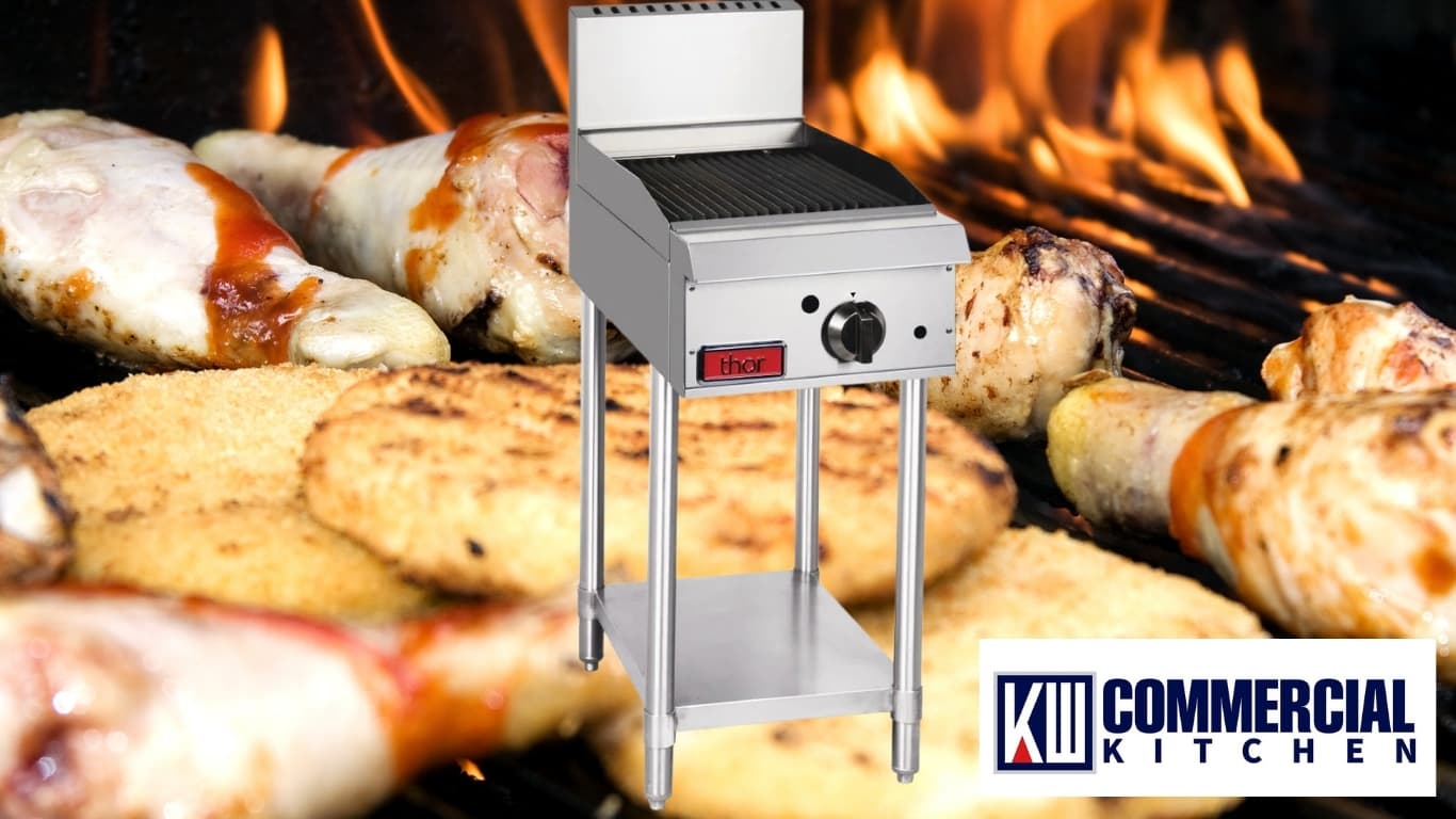 Thor 15″ Radiant Charbroiler 1 Burner Safety Valve Flame Fail Protect TR-CBR15F