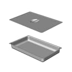 Woodson PKL26 pan kit with 12 x 1/2 GN pans and lids