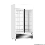 Thermaster LG-730P Two Glass Door Upright Drink Fridge with LED Lighting, 730L