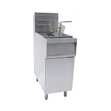 Frymax VP122LPG LPG Deep Fryer with V Pan Design and 22L Oil Tank