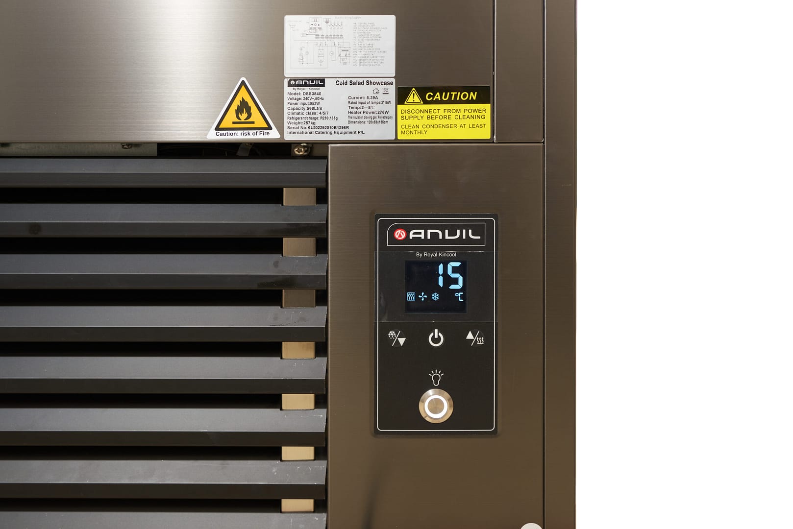 Anvil NDHV4720 4 Tier Hot Display Cabinet – 600mm, 190L - Image 5