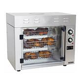 Anvil CGA0008 chicken rotisserie 8-bird electric countertop oven, 2.7 kW, stainless steel with glass front and rear – Australia