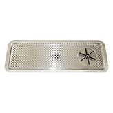 Sunmixer T9860-C Large Glass Rinser Counter Top with 120mm Rinser & Stainless Steel Drain Tray