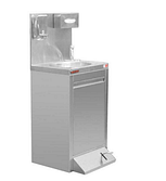 Kitchen Knock JTSCG-5040 Stainless Freestanding Foot Control Hand Basin