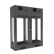 Fagor FWC-2602-2CB Dual Zone Wine Cellar, 2 Doors, 154 Bottles, Black Finish, LED Display