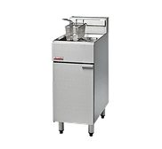 alt="FastFri FF18 Gas Deep Fryer – 400mm Single Pan 18L"