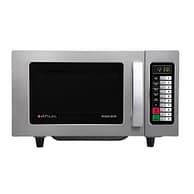 Anvil MWA1000 1000W commercial microwave with stainless steel body and ceramic base