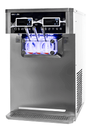 BRÜLLEN i26 PRO Twin System Air Pump Soft Serve Machine - Countertop