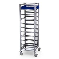 Simply Stainless SS36.DWBT mobile dishwasher basket trolley 10 rack stainless steel 565×547×1800mm – KW Commercial Kitchen