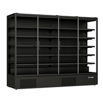 Thermaster DC-250B Panorama Chiller – 4-Door, Frameless Glass Display Fridge