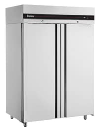 Inomak UFI1140SL Slimline Double Door Upright Fridge with 1227L Capacity and Stainless Steel Doors
