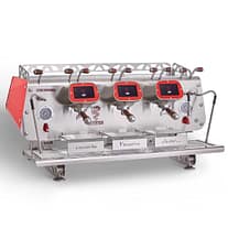 Bezzera BZVICTORIA3R 3 Group Red Espresso Machine with Multi-Boiler and Pressure Profiling