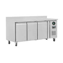 Polar DL917-A U-Series triple door counter freezer with upstand