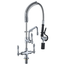 Sunmixer T98001MN-2C Mini Pre-Rinse Faucet Unit with 152mm Swing Nozzle for Commercial Kitchens
