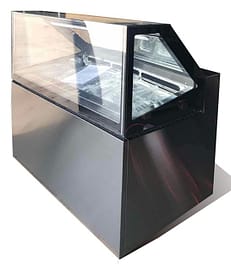 Anvil NDSG1200 gelato display fridge six flavour black stainless steel