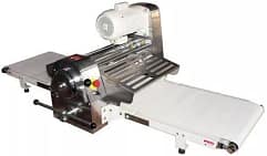 Yasaki JDR-520B bench dough sheeter with 500mm belt in bakery workspace – Australia