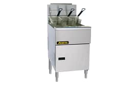 Anets Goldenfry AGG18 commercial gas fryer 39L oil capacity stainless steel