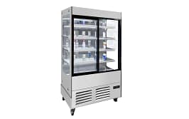 Atosa YLM480B closed stainless steel multideck display fridge 480L