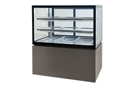 Anvil NDSS3830 3 tier salad and cake display fridge 415L black stainless steel