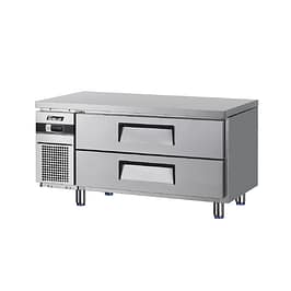 Turbo Air TCB12-2-N 2-drawer chef base fridge 1200mm stainless underbench refrigerator with R290 refrigerant – Australia