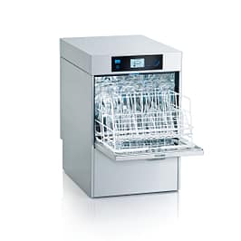 MEIKO M-iClean US commercial undercounter glass & dish dishwasher, 400×400 racks, 1.9L per basket – Australia