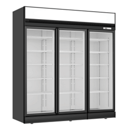 Thermaster LG-1563D Upright 3 Glass Door Fridge – 1563L, LED Canopy, Fan Cooling