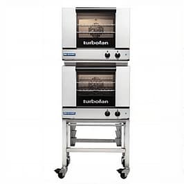 Turbofan E22M3/2 double stacked half size manual electric convection ovens