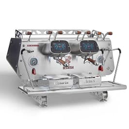 Bezzera VICTORIA BZVICTORIA2B 2-group professional espresso machine, black finish, multi-boiler, TFT display – front view, Australia