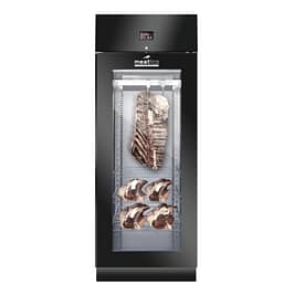 Everlasting DAE0701 dry age meat cabinet single glass door 150 kg capacity, 1 kW, stainless steel – front view, Australia