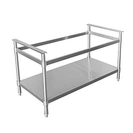 CookRite ATSEC-1200 stainless steel equipment stand, 1218mm wide, for AT80G gas cooking series