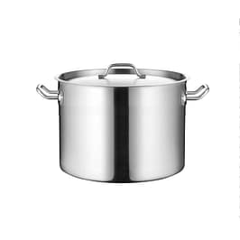 Kitchen Knock 385444 59L Elite Series IH stainless steel stock pot for commercial kitchens