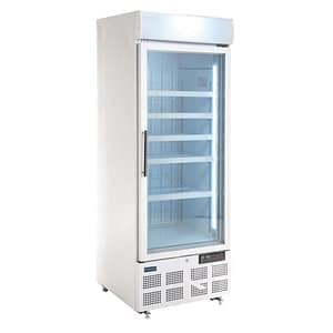 Polar GH506-A 412L Upright Display Freezer with LED Lighting – Ideal for Retail & Hospitality Use