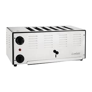 Rowlett CH171-A Premier 6 Slot Toaster with Spare Elements and Energy Efficient Slot Control