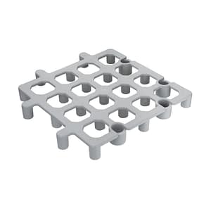 Vogue CF205 plastic dunnage floor rack, 2-pack, polypropylene, 335mm square – Australia