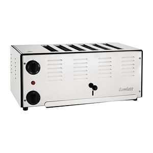 Rowlett CH171-A Premier 6 Slot Toaster with Spare Elements and Energy Efficient Slot Control