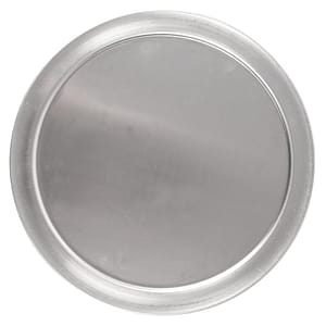 Vogue Aluminium Pizza Tray 355mm - Wide Rim for Even Cooking