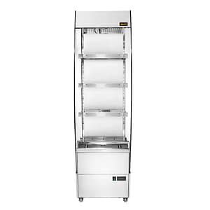Apuro CW146-A Slimline Heated Multideck Display, 220L, 3 Shelves, LED, 1.65kW