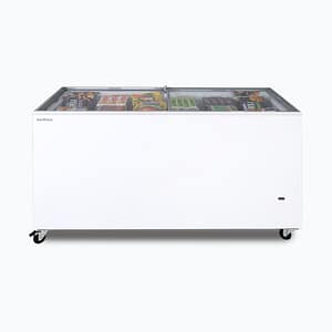 Bromic CF0500FTFG-NR 491L Display Chest Freezer with Flat Sliding Glass Lids – Ideal for Retail & Supermarkets