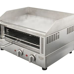 Woodson W.GDT65.15 Griddle Toaster with 8mm Plate & 6-Slice Rack – Ideal for Cafés & Restaurants