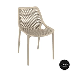Siesta Air Chair - Taupe - Modern Comfort for Outdoor Spaces