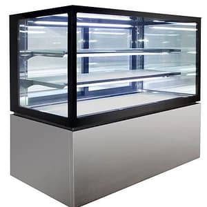 Anvil NDSV3750 3-Tier Cake Display Cabinet with 485L Capacity and LED Lighting