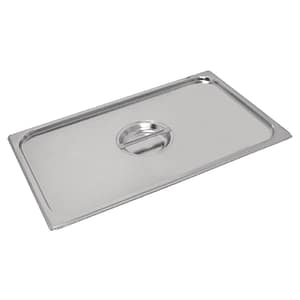 Vogue GC967 heavy-duty stainless steel GN 1/1 lid 530×325 mm with recessed handle – Australia