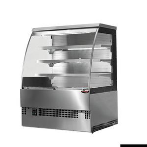 Tecnodom EVO TDEVO-150S Grab'n Go Self-Serve Curved Open Display, 1500mm, LED, Double-Glazed, Cold Showcase