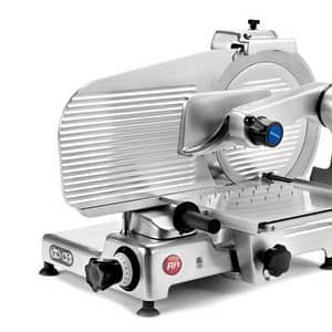 RFE EASY370BZ heavy duty gear drive meat slicer 370mm with fresh meat tray