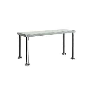 FED WBO1-1200 stainless steel single tier workbench overshelf 1200mm, 304 grade, commercial kitchen – Australia