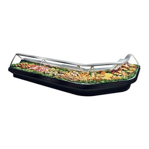 Criocabin Ergo ER100 L serve-over deli display fridge curved glass ventilated R404A commercial deli counter Australia
