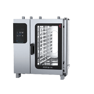 Convotherm CXGBT10.10D gas combi oven with 11 GN trays and boiler steam system, ideal for high-capacity kitchens